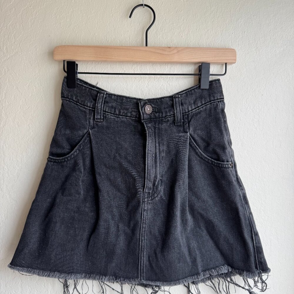 Free People - We the Free denim pleated skirt